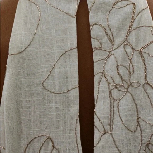 Zara Elegant Backless White Dress - Picture 6 of 6